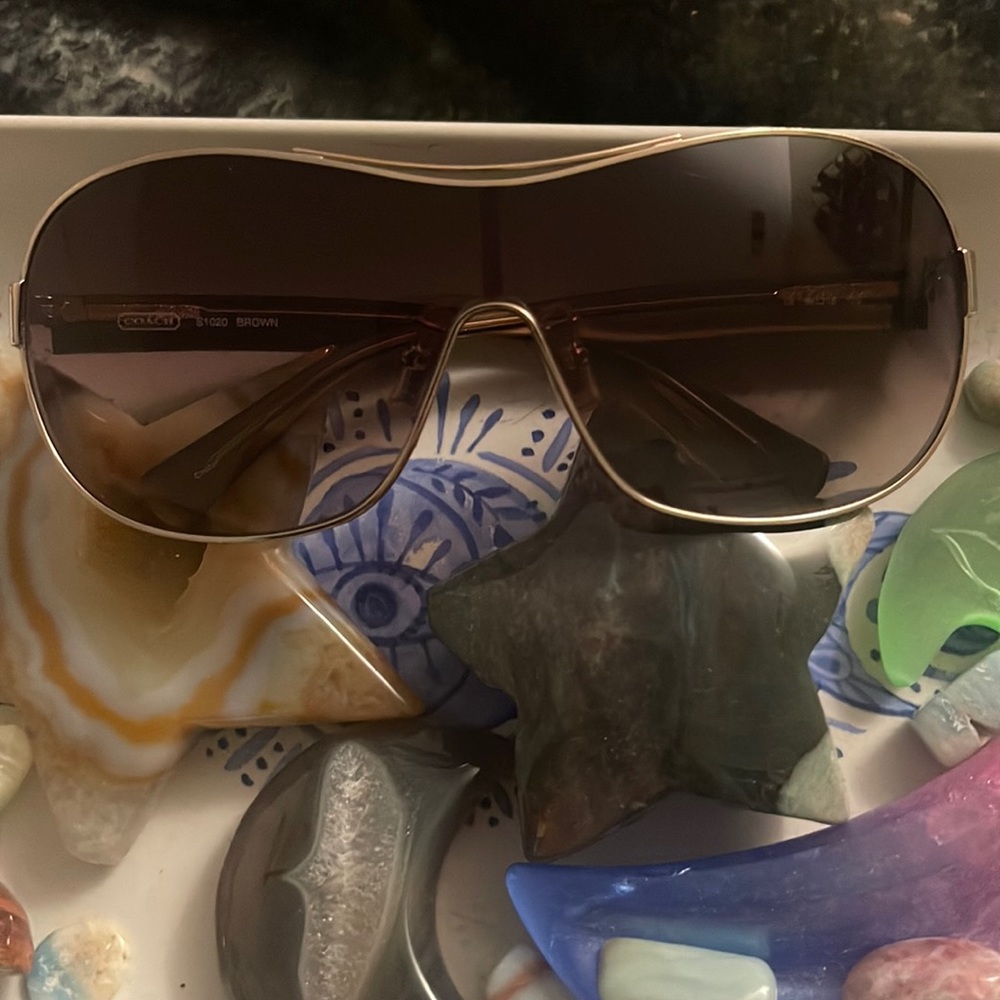 Coach brown sunglasses